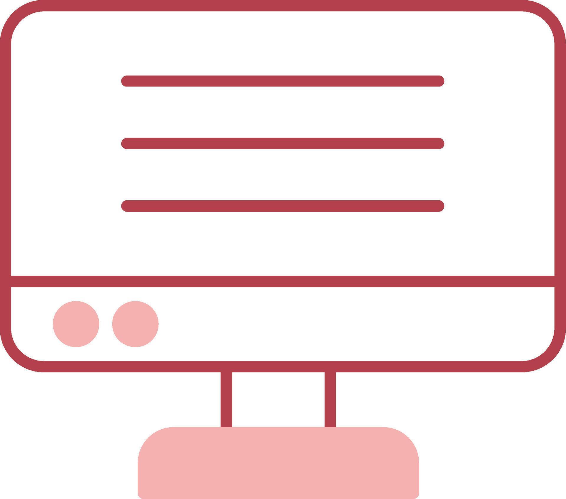 Monitor Solid Two Color Icon 37511602 Vector Art at Vecteezy