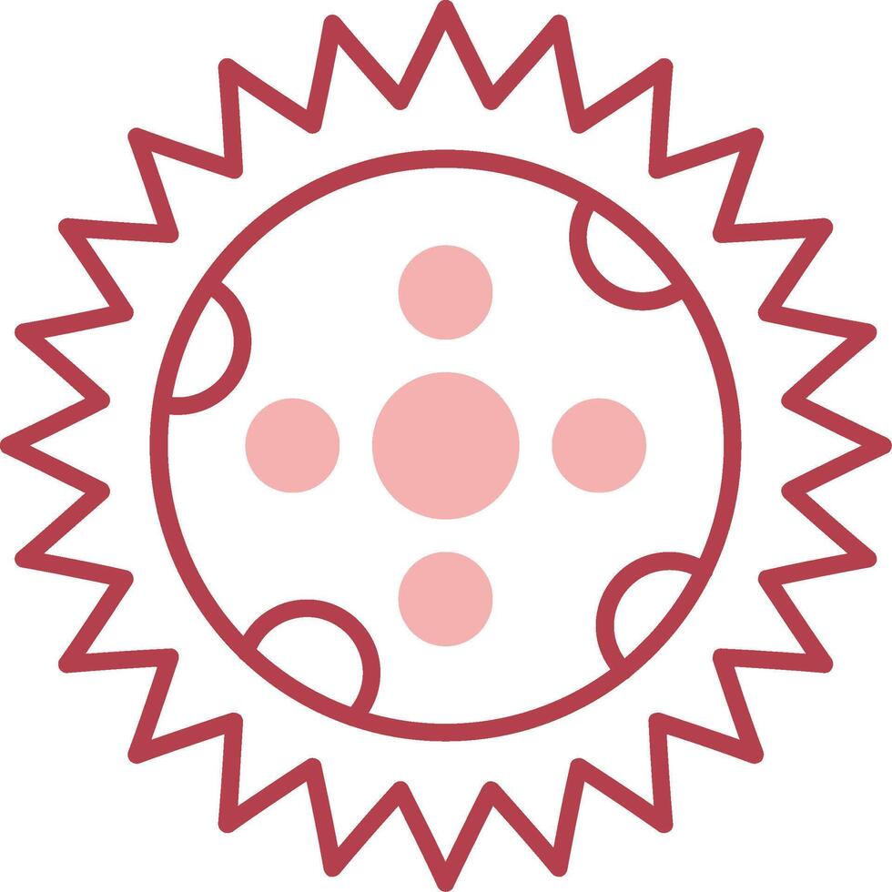 Eclipse Solid Two Color Icon vector