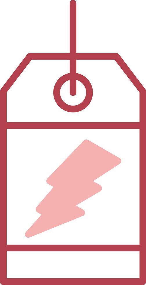flash Sale Solid Two Color Icon vector