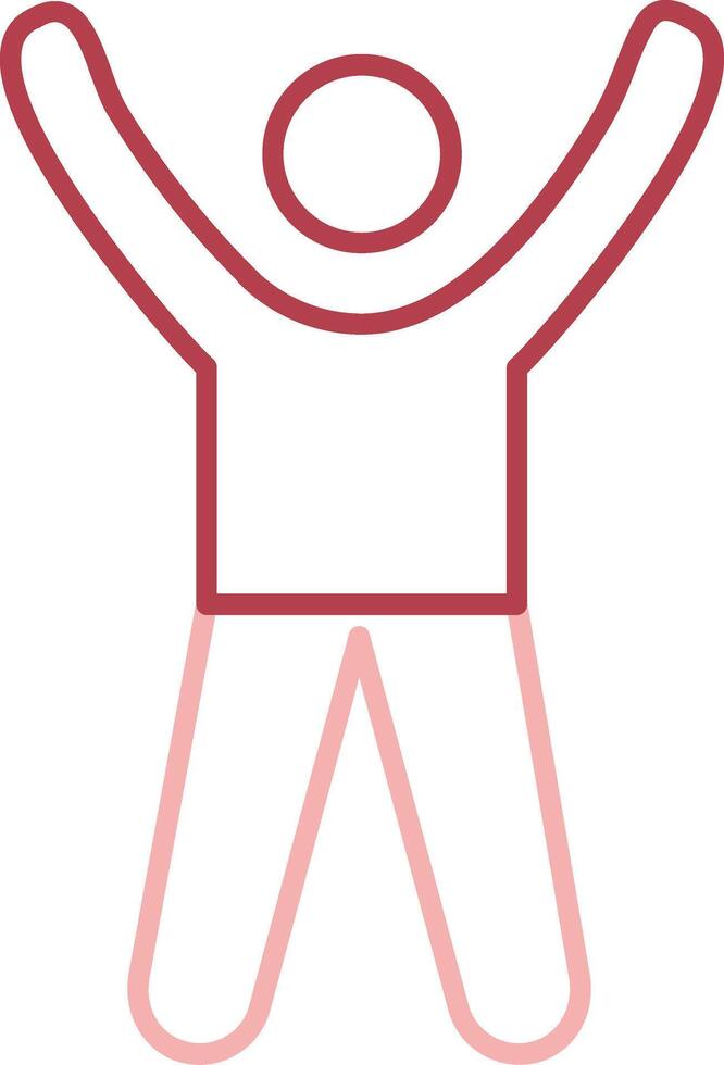 Cheer Up Solid Two Color Icon vector