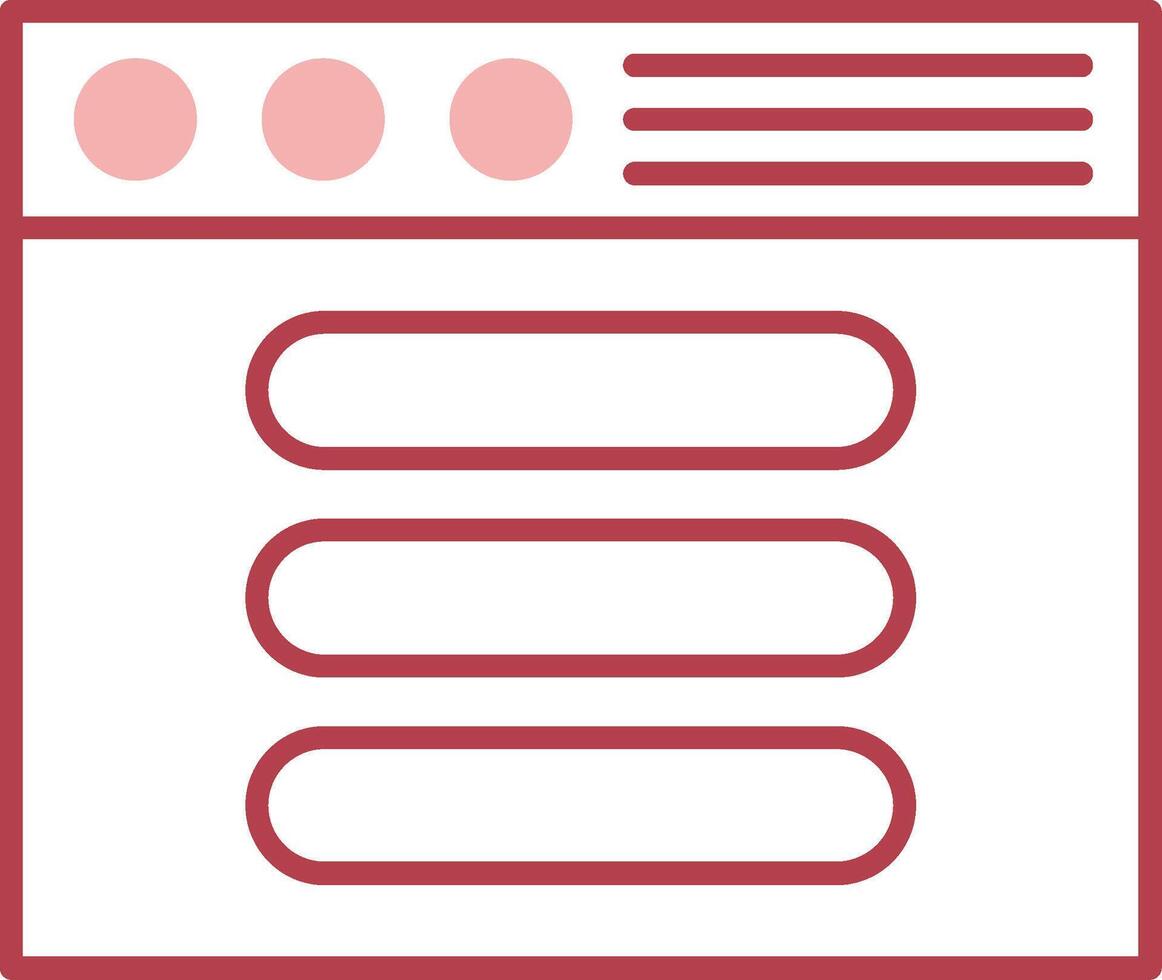 Process Solid Two Color Icon vector