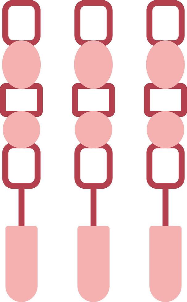 BBQ Stick Solid Two Color Icon vector