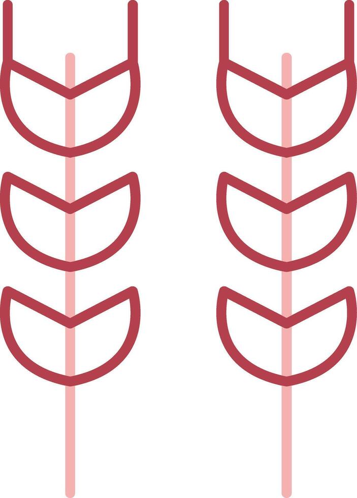 Wheat Solid Two Color Icon vector