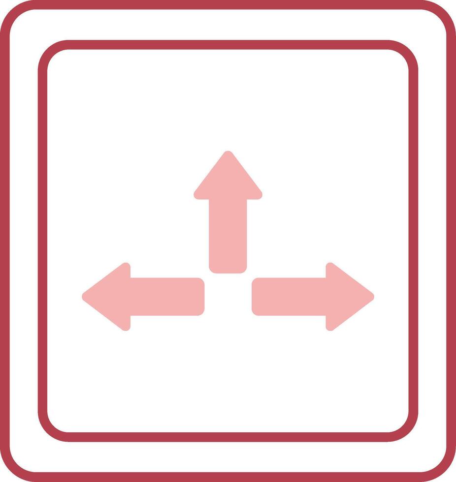 Resize Solid Two Color Icon vector