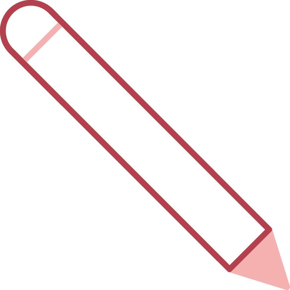 Pencil Solid Two Color Icon vector