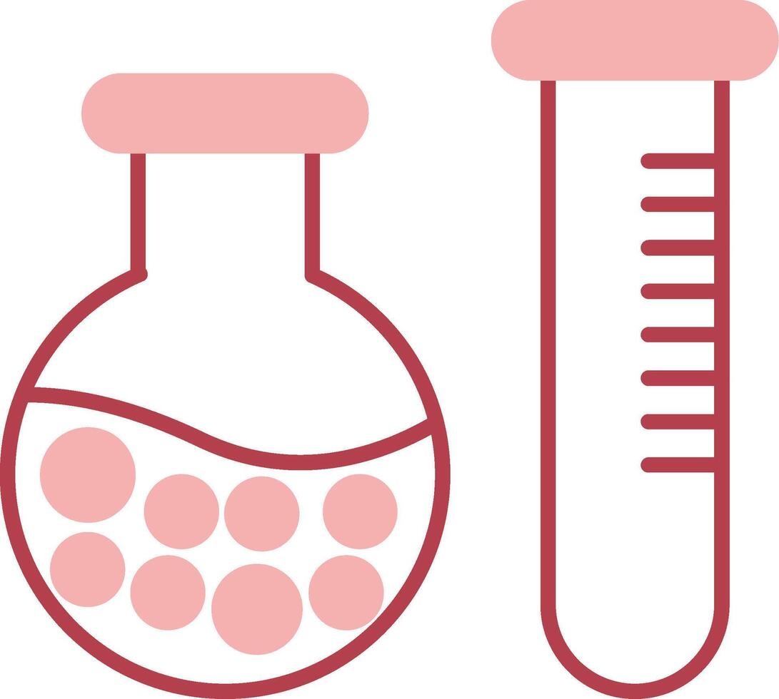 Flasks Solid Two Color Icon vector