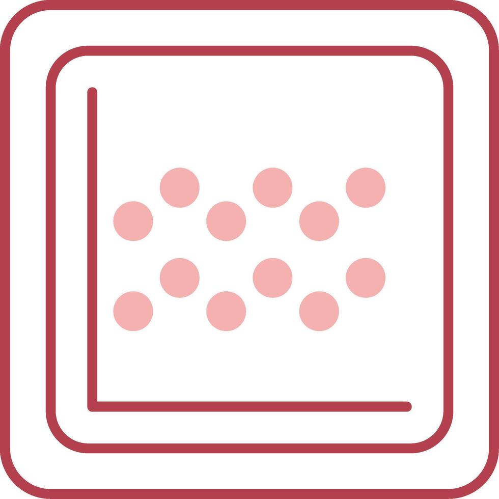 Chart Solid Two Color Icon vector
