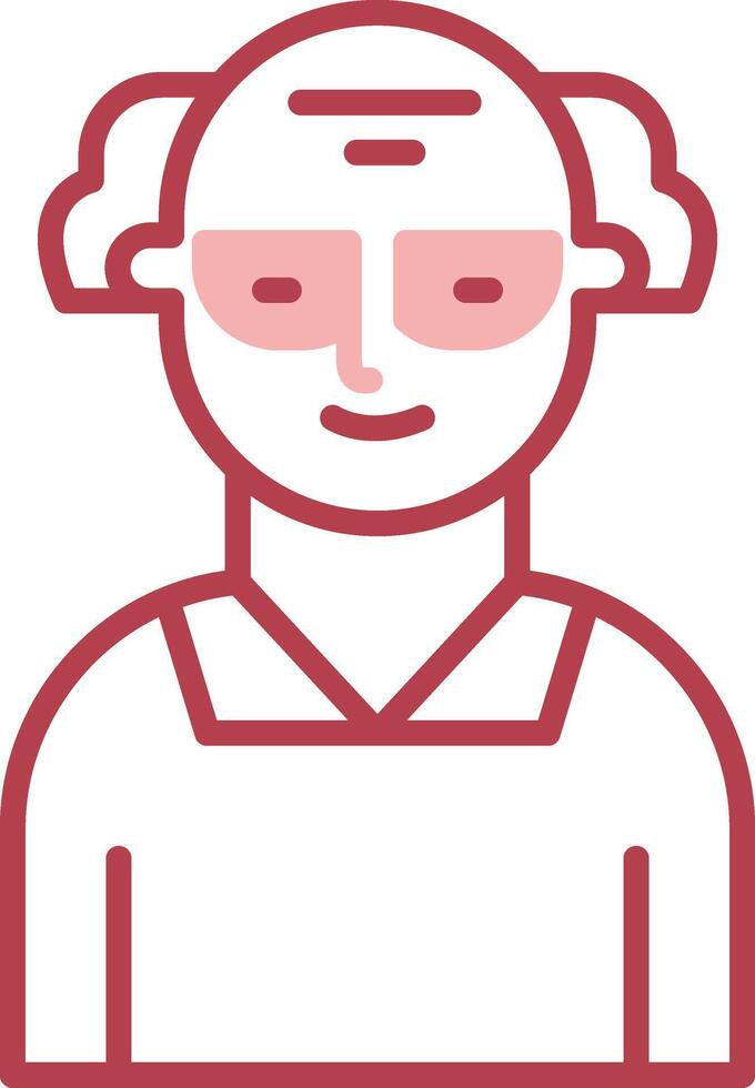 Scientist Solid Two Color Icon vector
