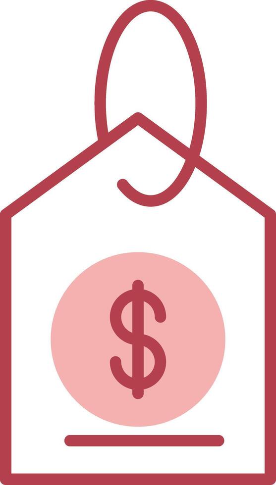 Cheap Solid Two Color Icon vector