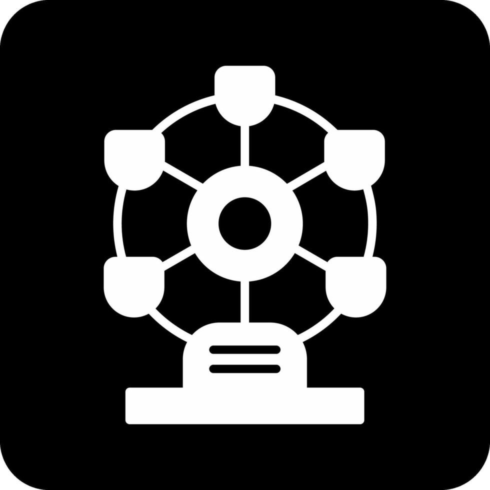 Ferris Wheel Vector Icon