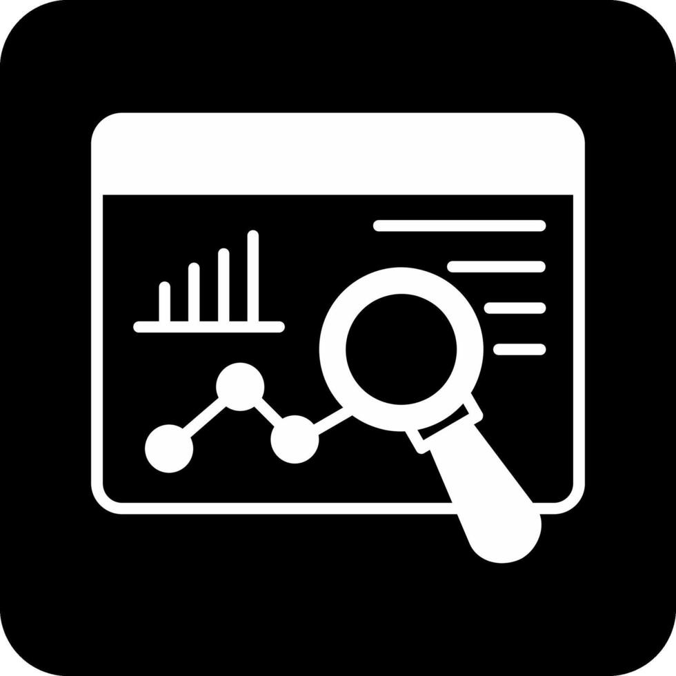 icono de vector de investigación de mercado