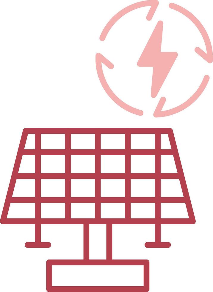 Renewable Energy Solid Two Color Icon vector