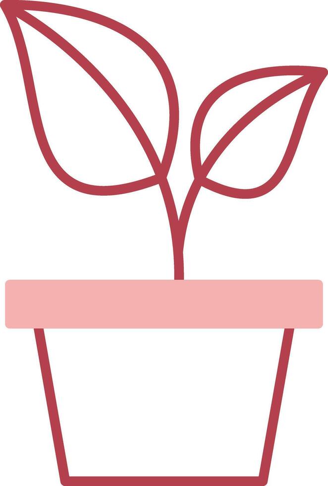 Plant Solid Two Color Icon vector