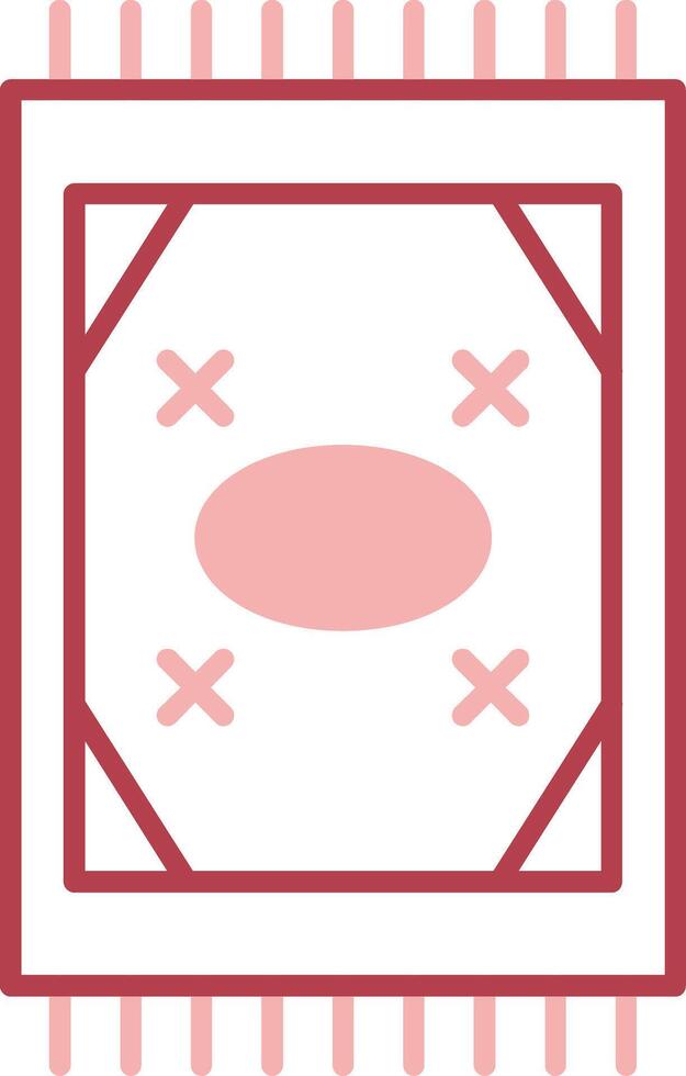 Carpet Solid Two Color Icon vector