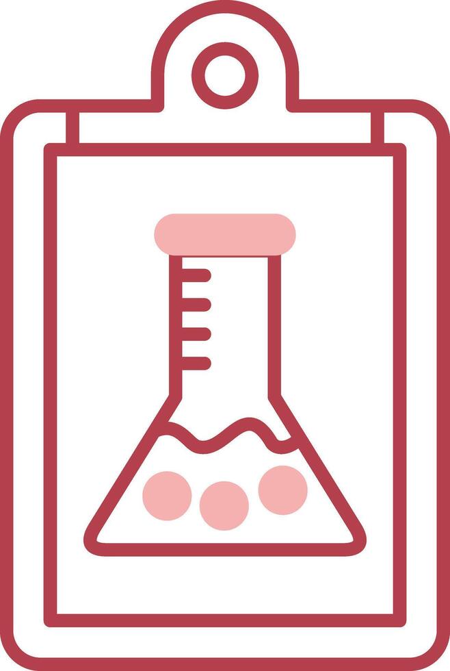 Report Solid Two Color Icon vector