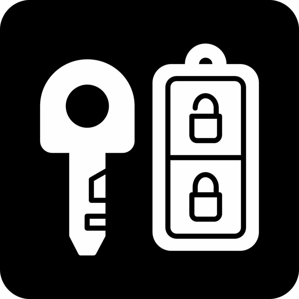 Car Key Vector Icon