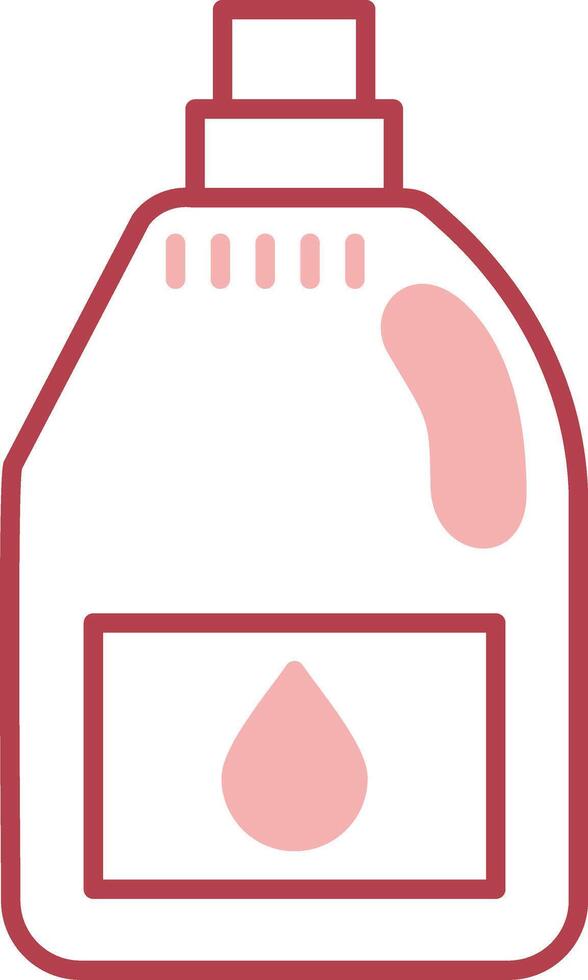 Detergent Solid Two Color Icon vector