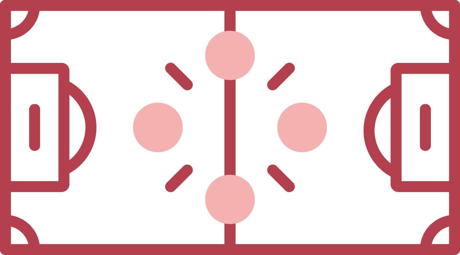 Football Strategy Solid Two Color Icon vector