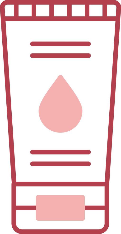 Face Wash Solid Two Color Icon vector