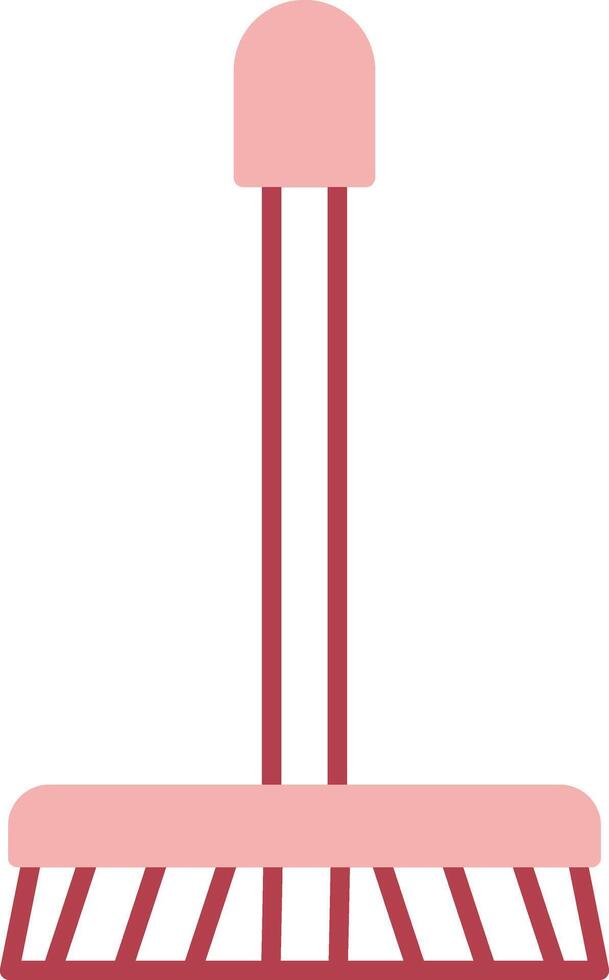Mop Solid Two Color Icon vector