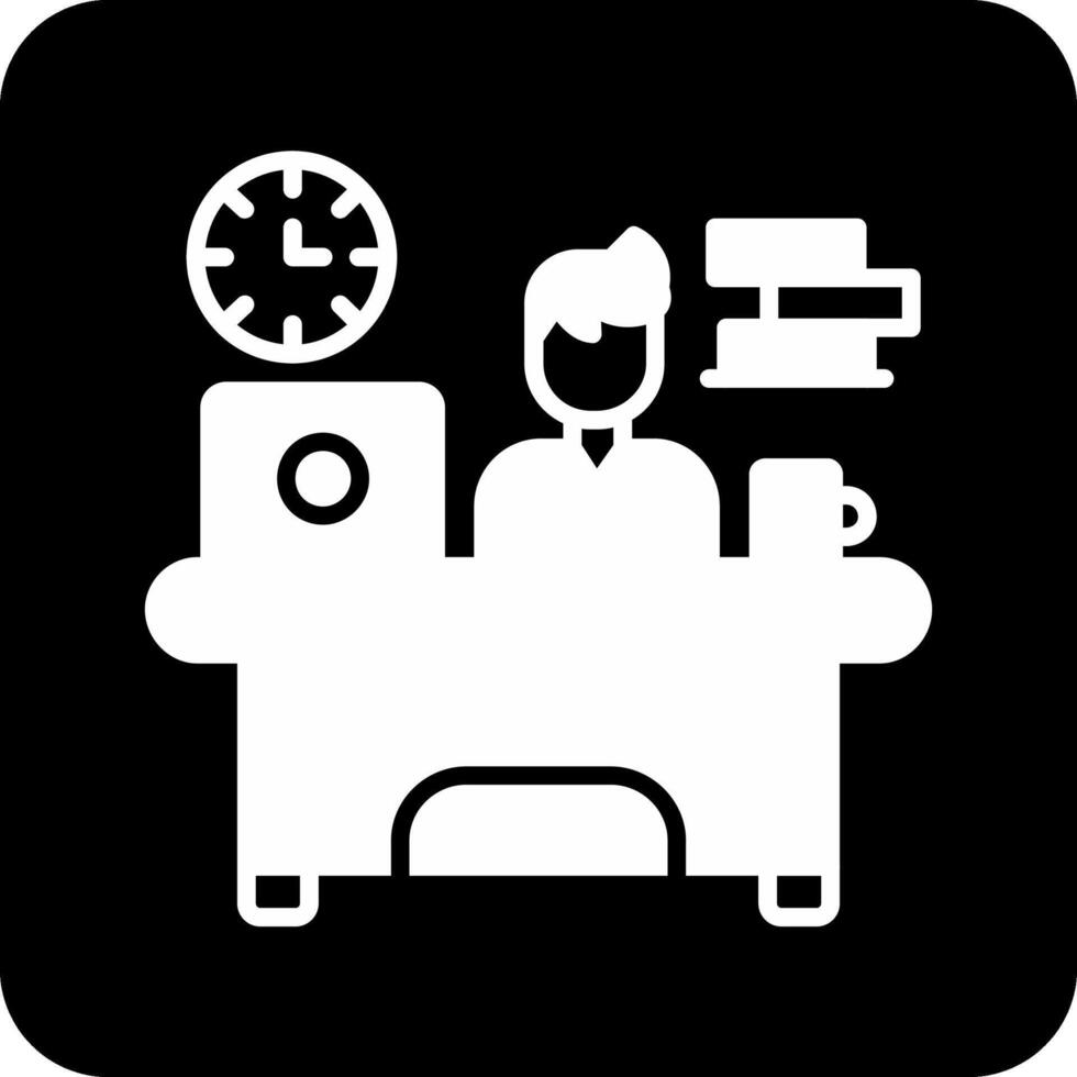 Workaholic Vector Icon