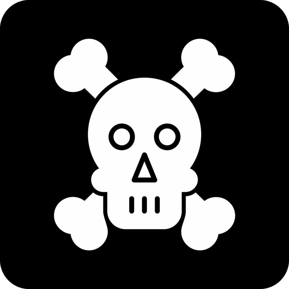 Skull And Bones Vector Icon