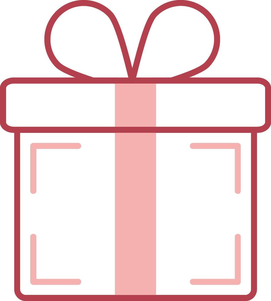 Gift Solid Two Color Icon vector