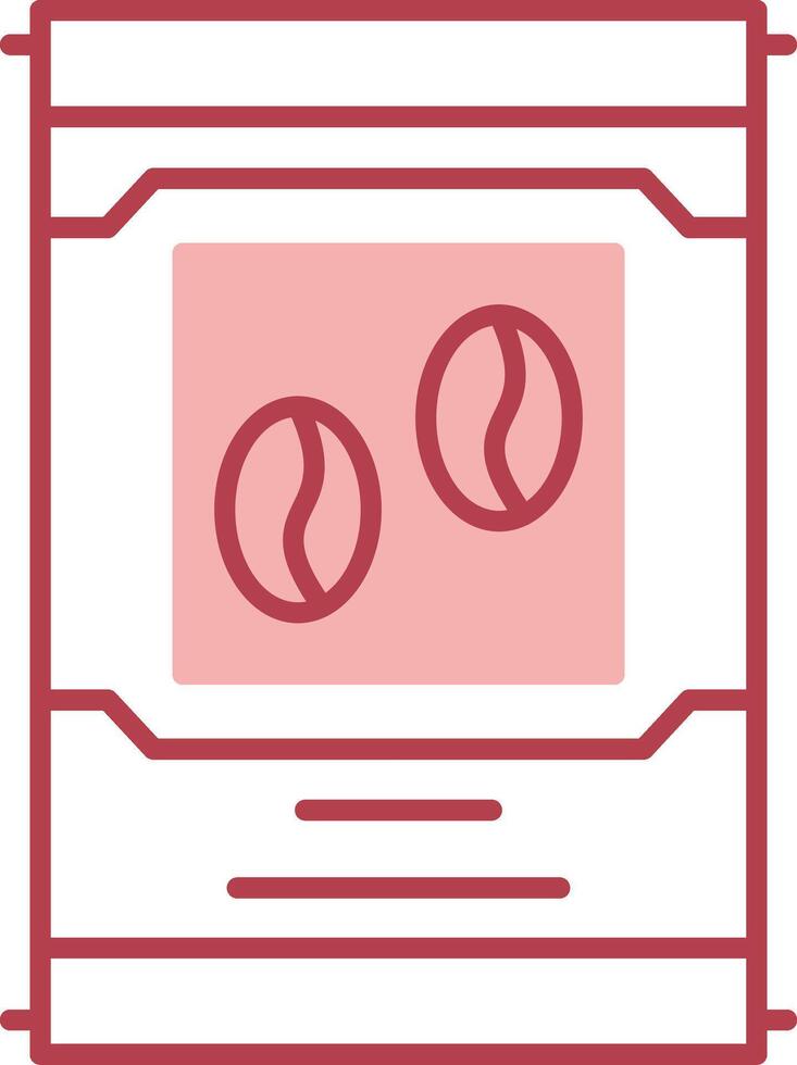 Beans Solid Two Color Icon vector