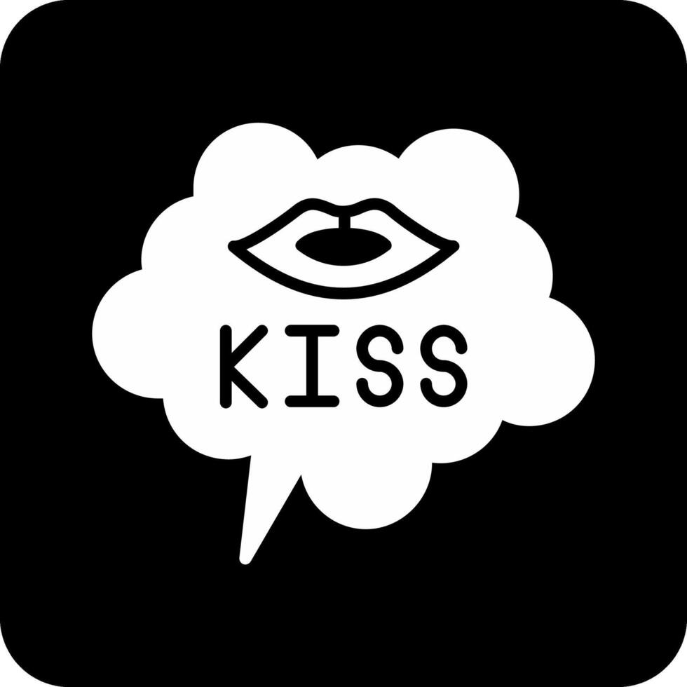 Kiss Vector Icon