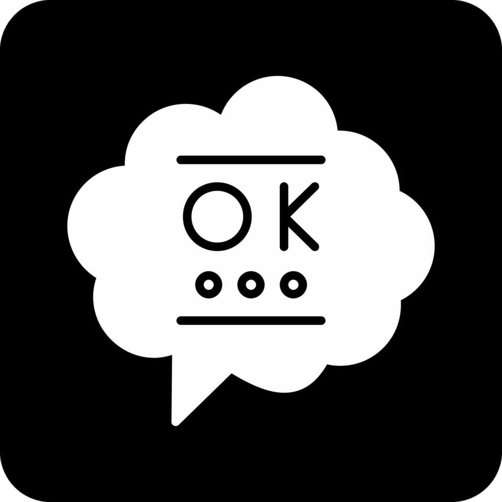 Okay vector icono