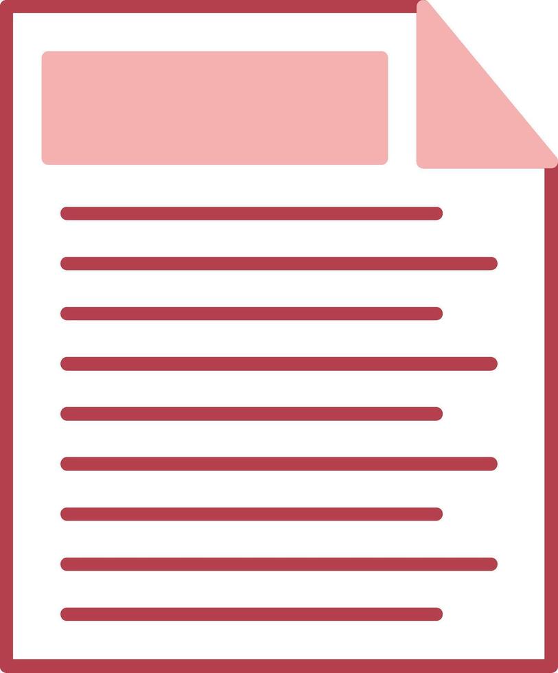 Note Solid Two Color Icon vector