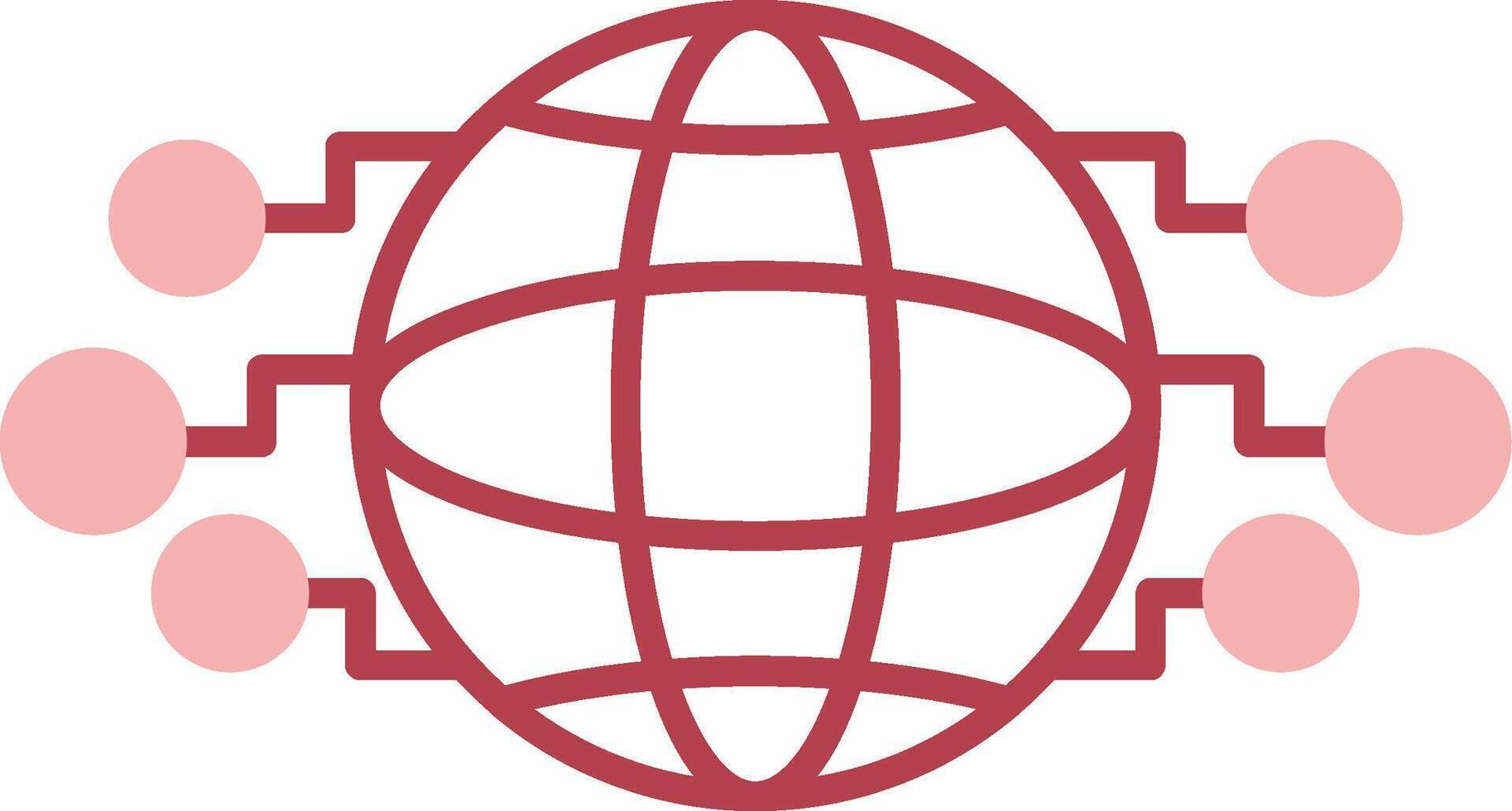 World Solid Two Color Icon vector