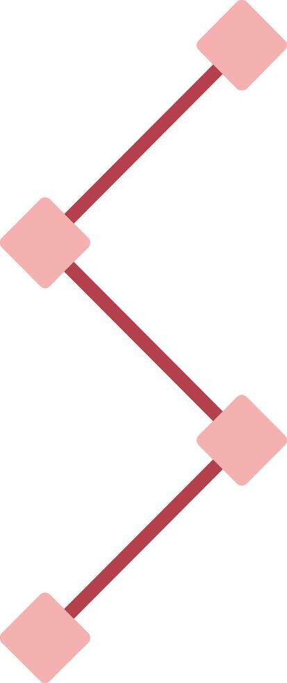 Path Solid Two Color Icon vector