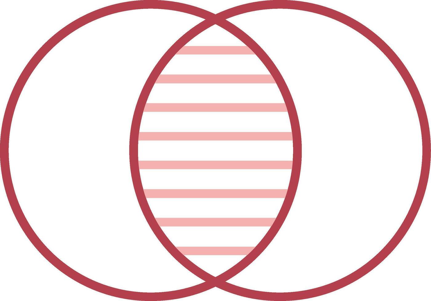 Overlap Solid Two Color Icon vector