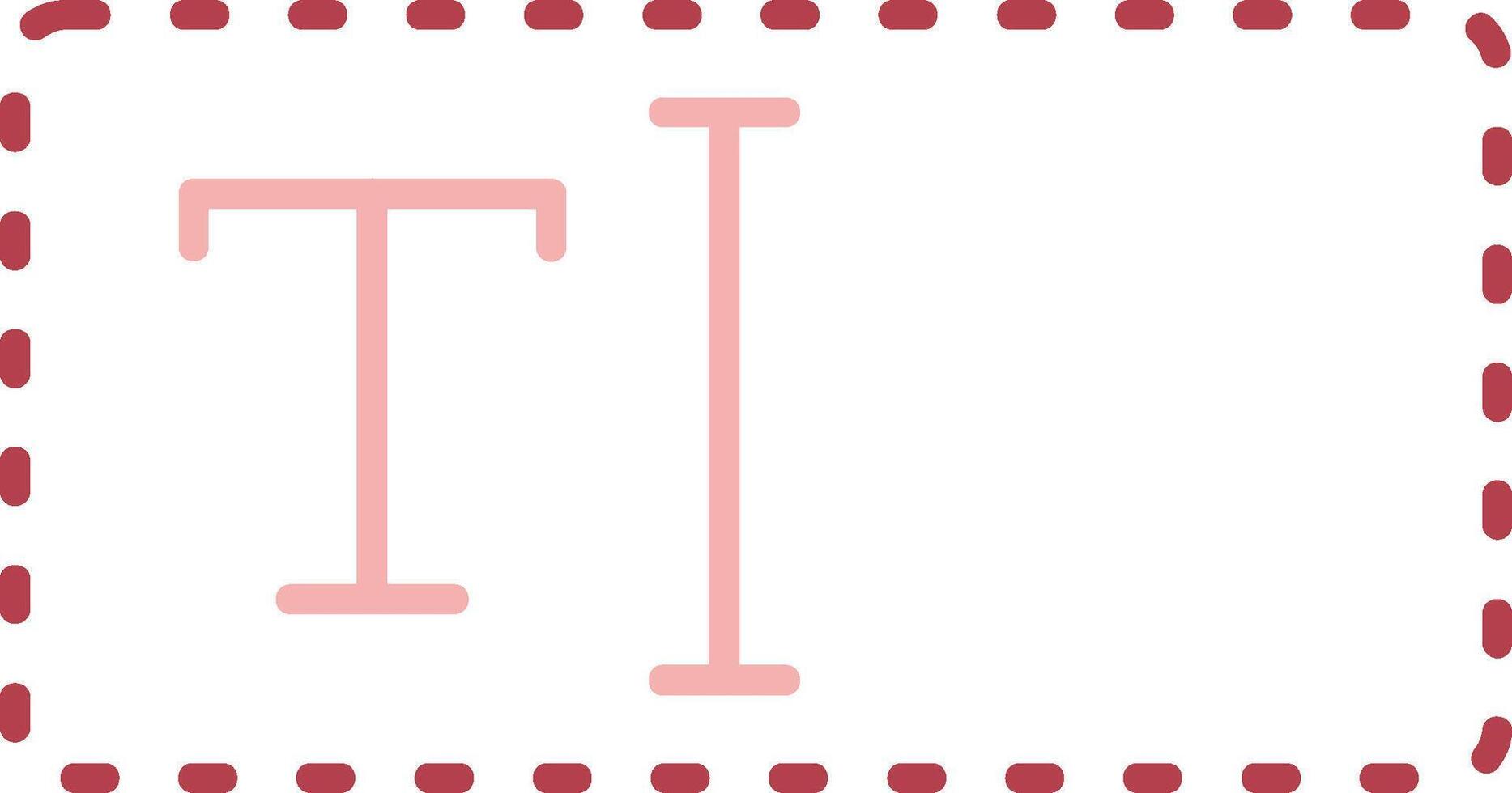Text Box Solid Two Color Icon vector