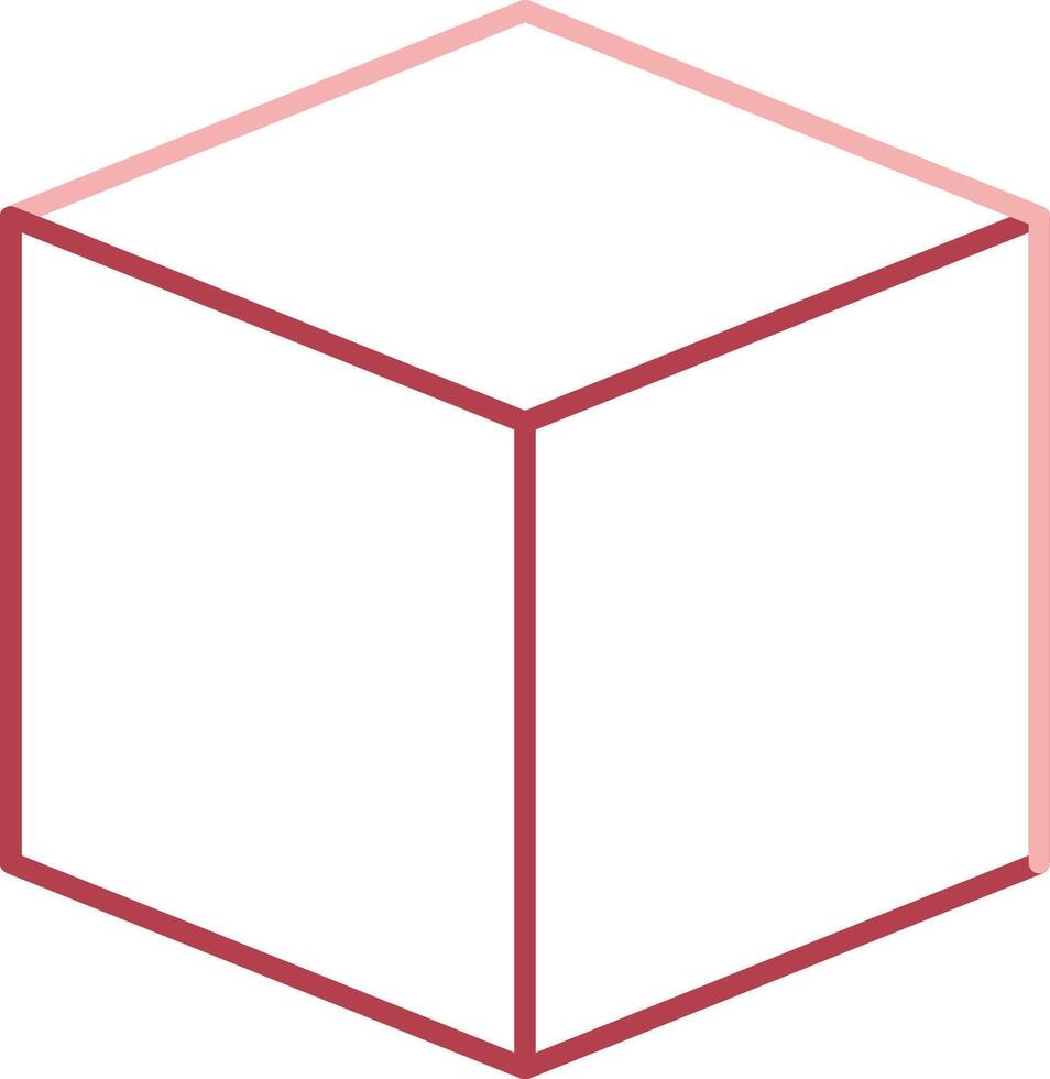 3D Design Solid Two Color Icon Solid Two Color Icon vector