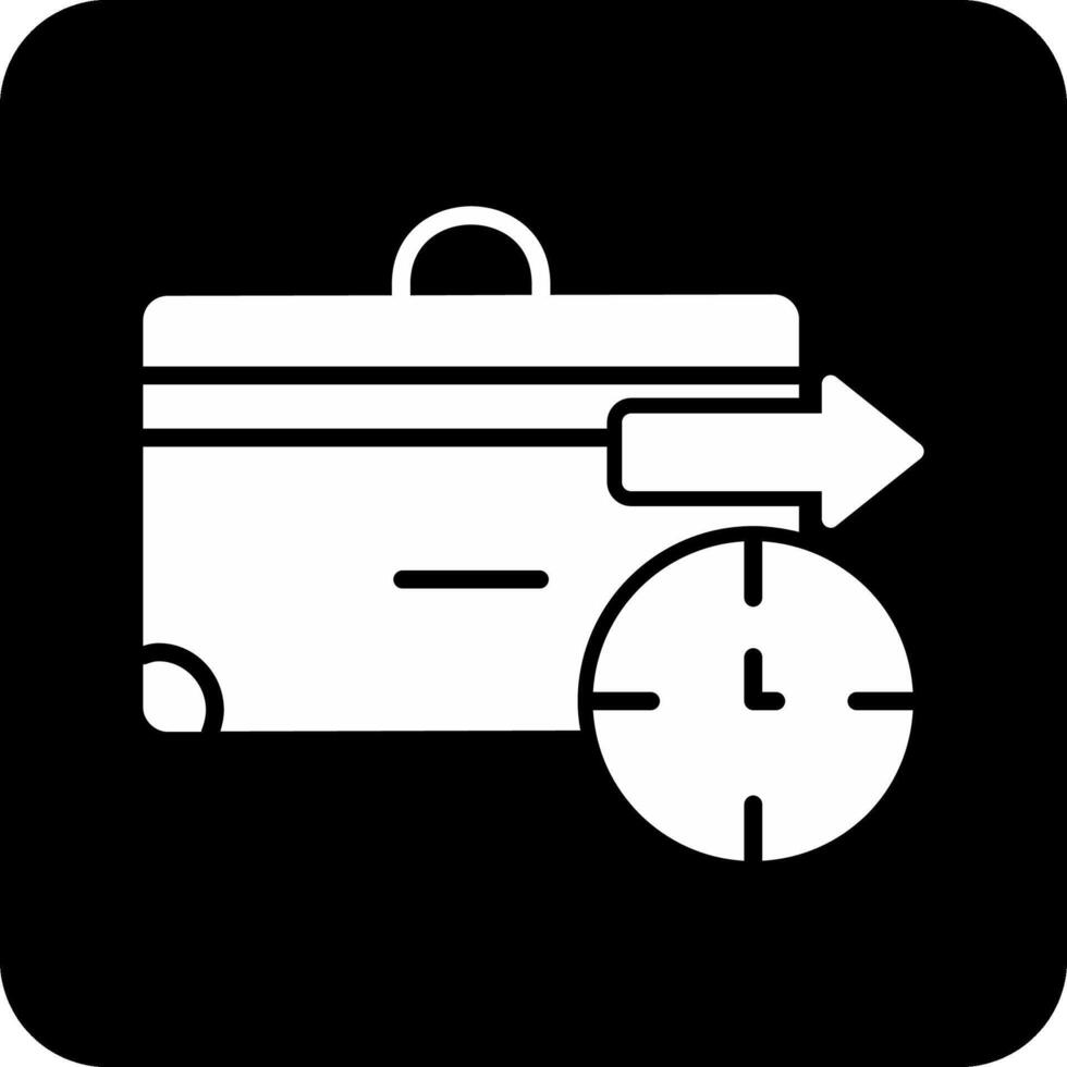 Business Trip Vector Icon