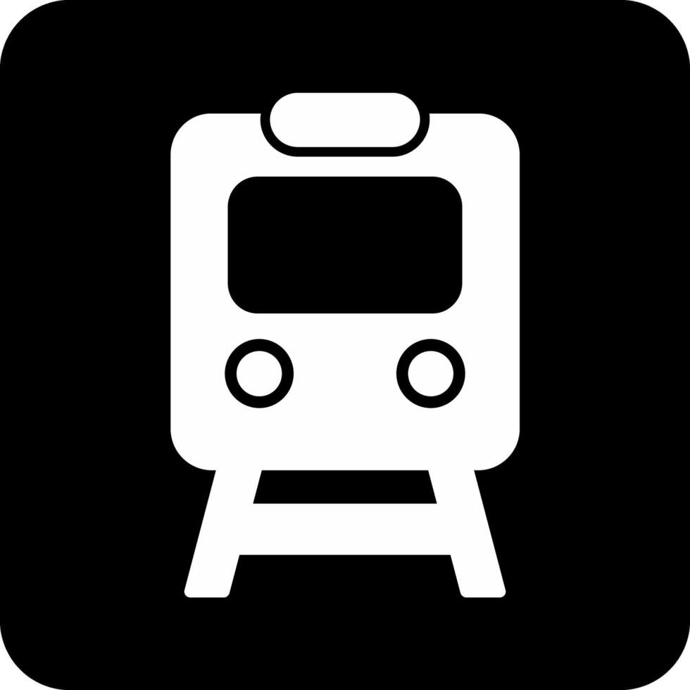 icono de vector de tren