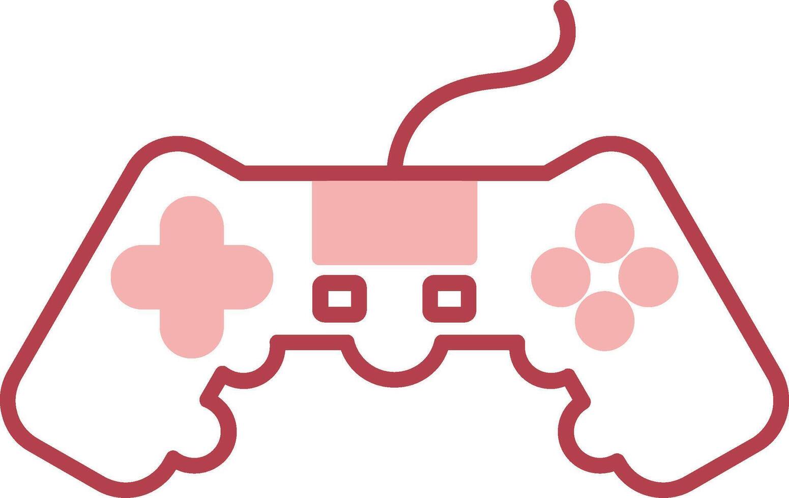 Video Game Solid Two Color Icon vector