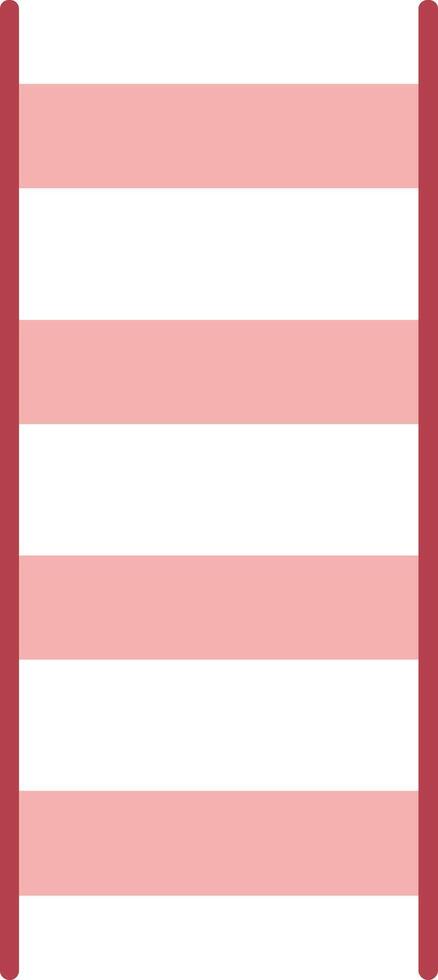 Ladder Solid Two Color Icon vector