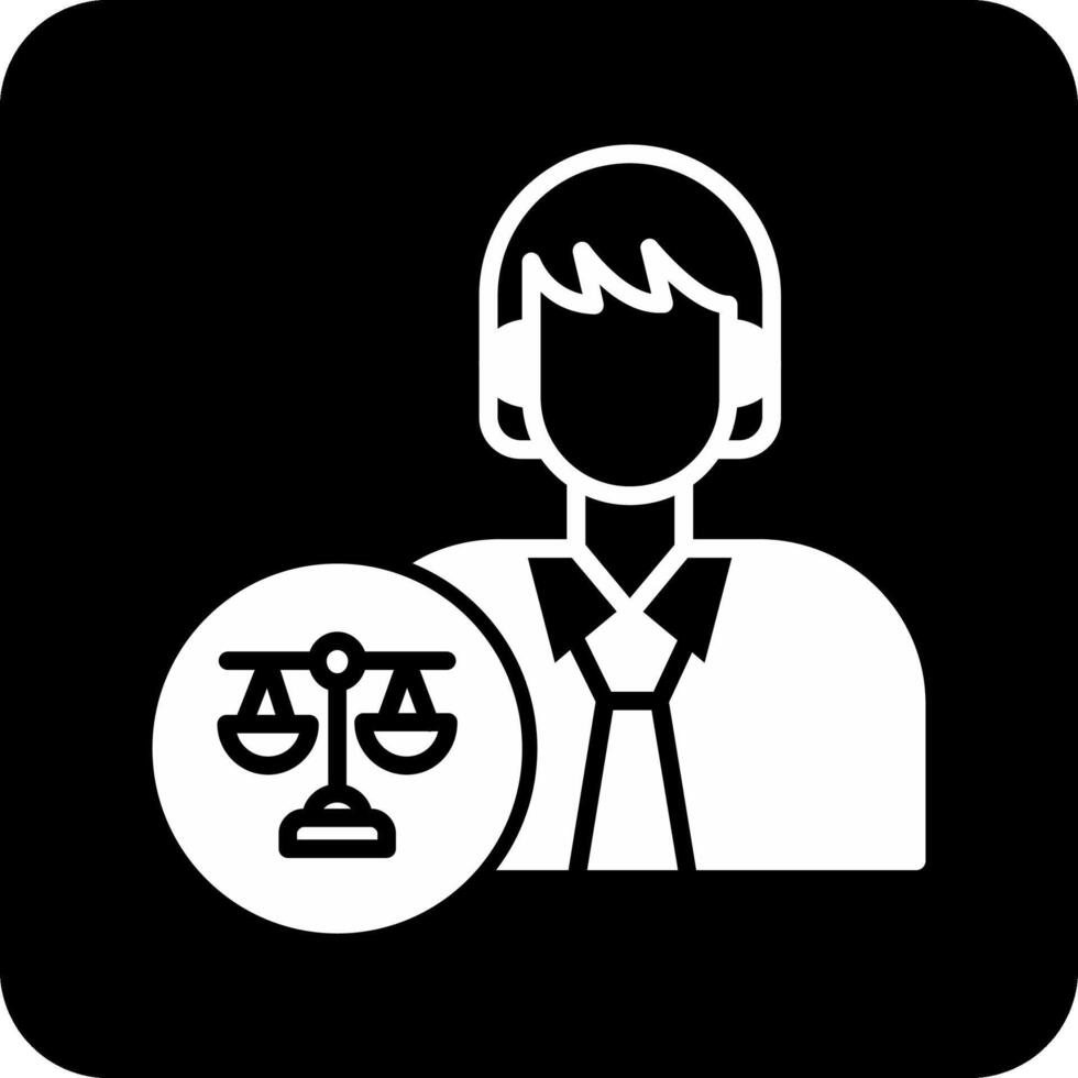 Lawyer Vector Icon