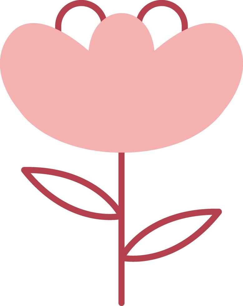 Iris Solid Two Color Icon vector