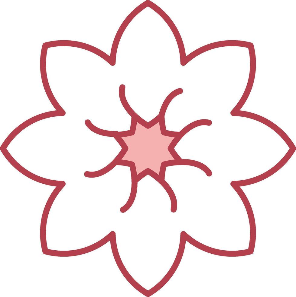 Amaryllis Solid Two Color Icon vector