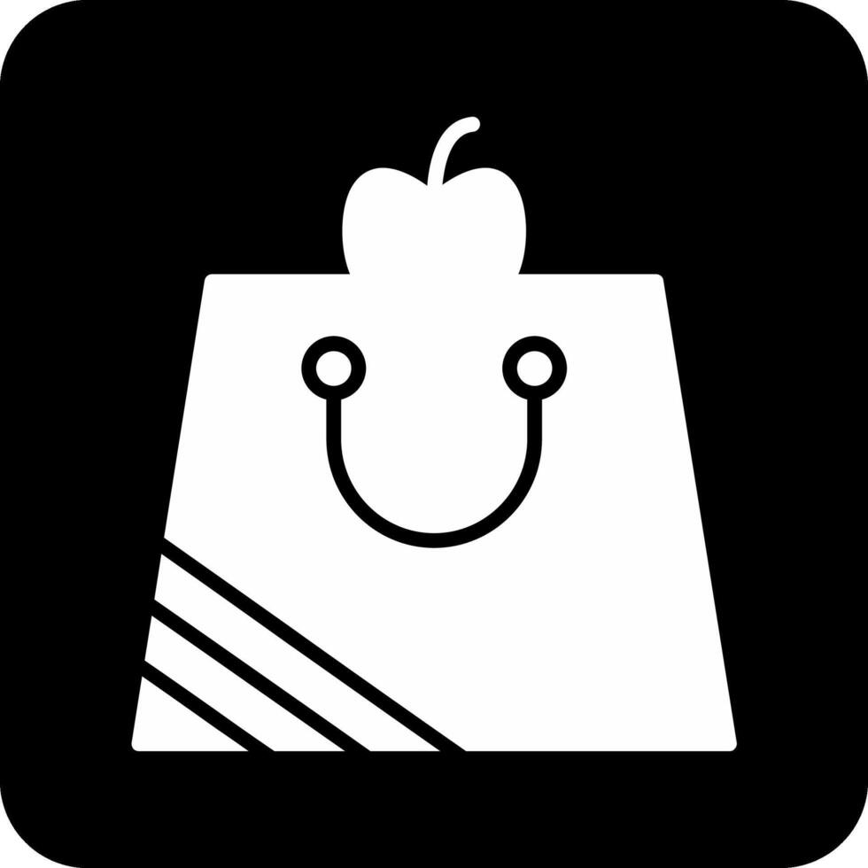 icono de vector de bolsa de compras