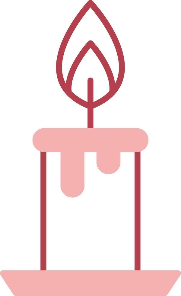 Burning Solid Two Color Icon vector