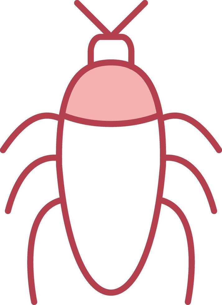 insecto sólido dos color icono vector