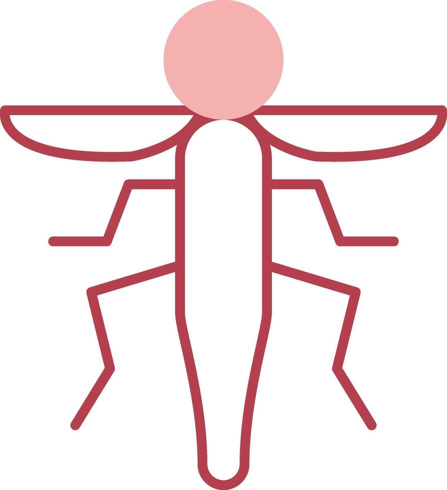 Insect Solid Two Color Icon vector