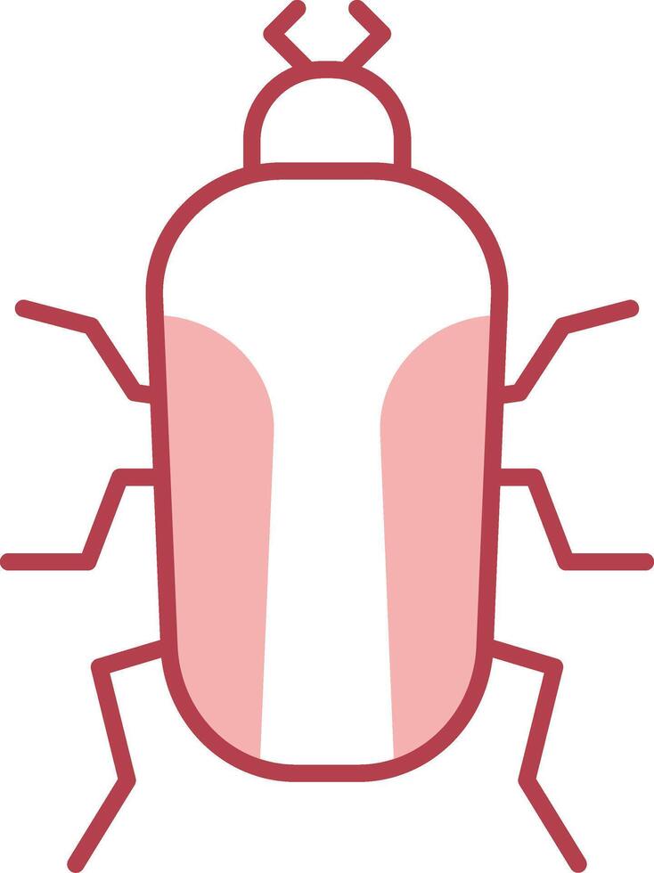 insecto sólido dos color icono vector