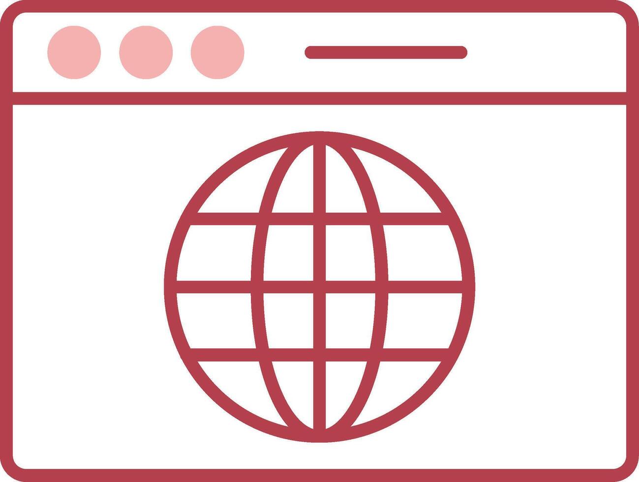 Web Solid Two Color Icon vector