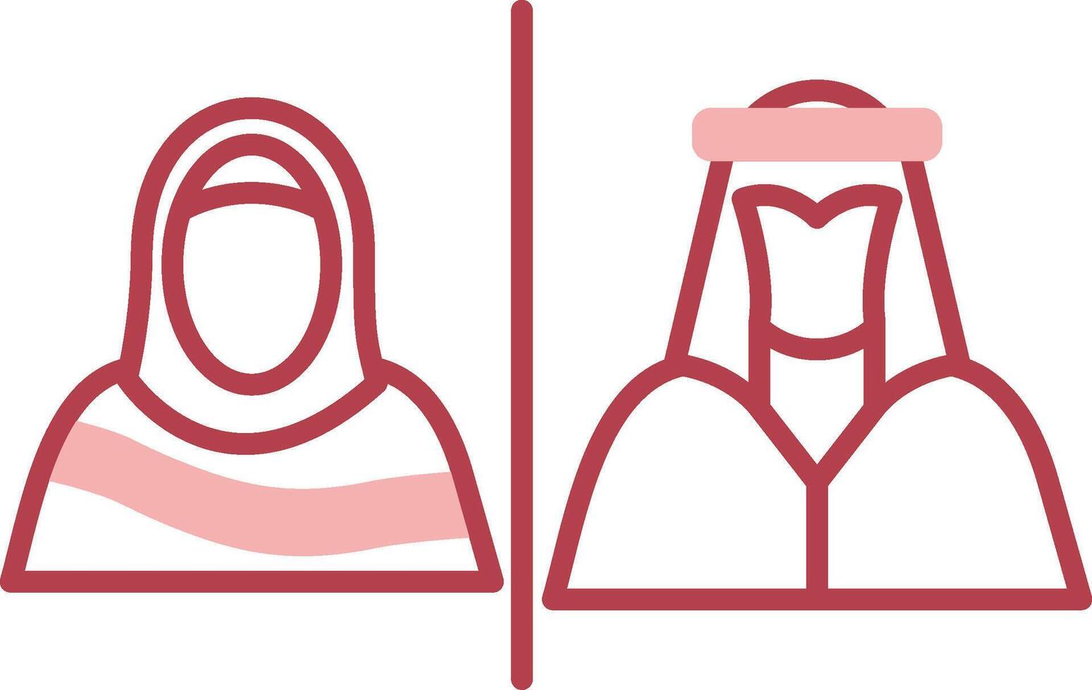 Divorce Solid Two Color Icon vector